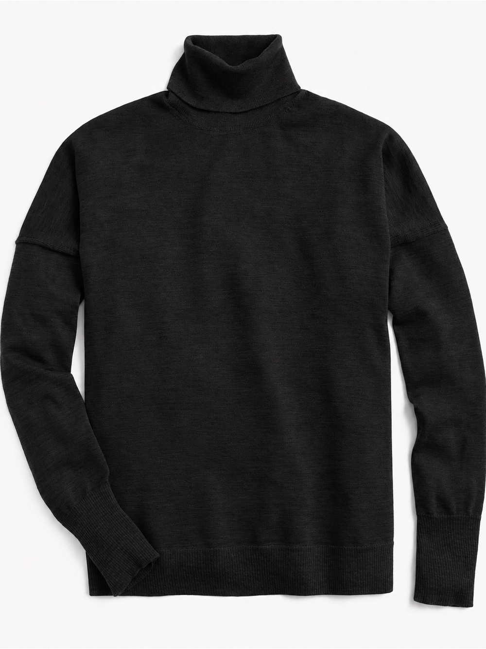 J. Crew 365 Merino Wool Turtleneck Sweater with Side Slits Size Large